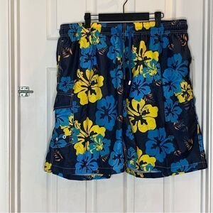 SIX ISLANDS Mens Swim Trunks Recycled Plastic Fabric Size 3XL